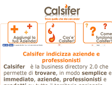 Tablet Screenshot of calsifer.it